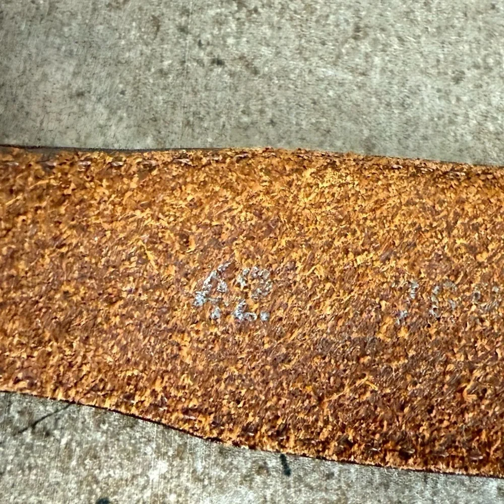 Vintage Tony Lama The Duke Applique Conches Brown Western Silver Belt Men’s 42